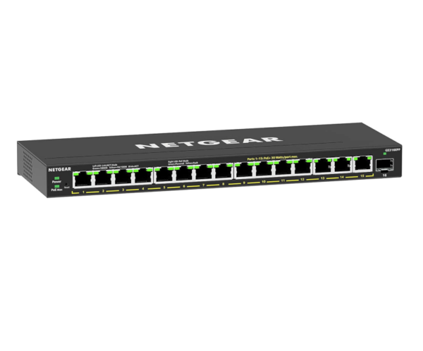 NETGEAR 16-Port PoE Gigabit Ethernet Plus Switch